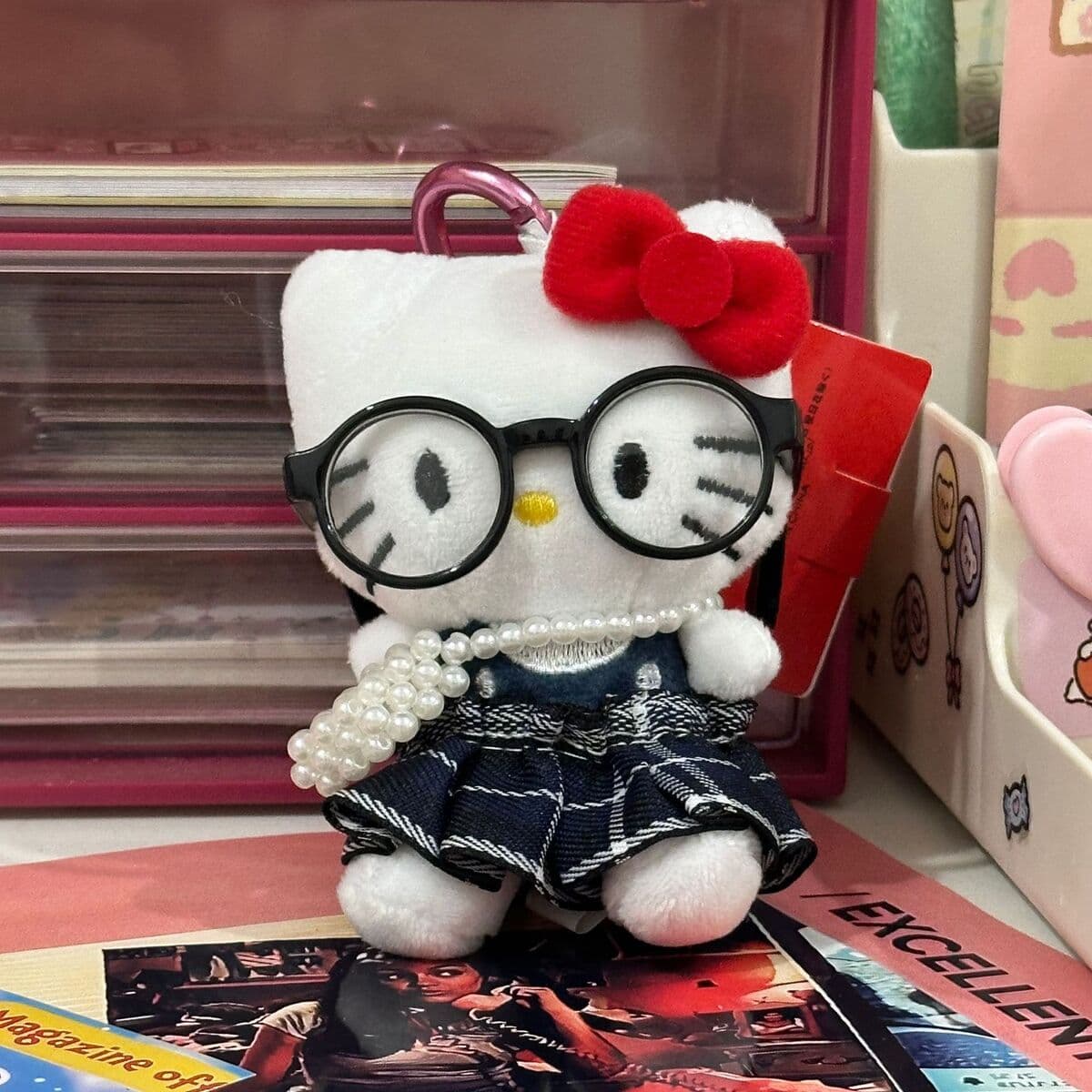 Любовь hellokitty кукла брелок подвеска подарочная сумка плюшевая милая кукла подвеска милая