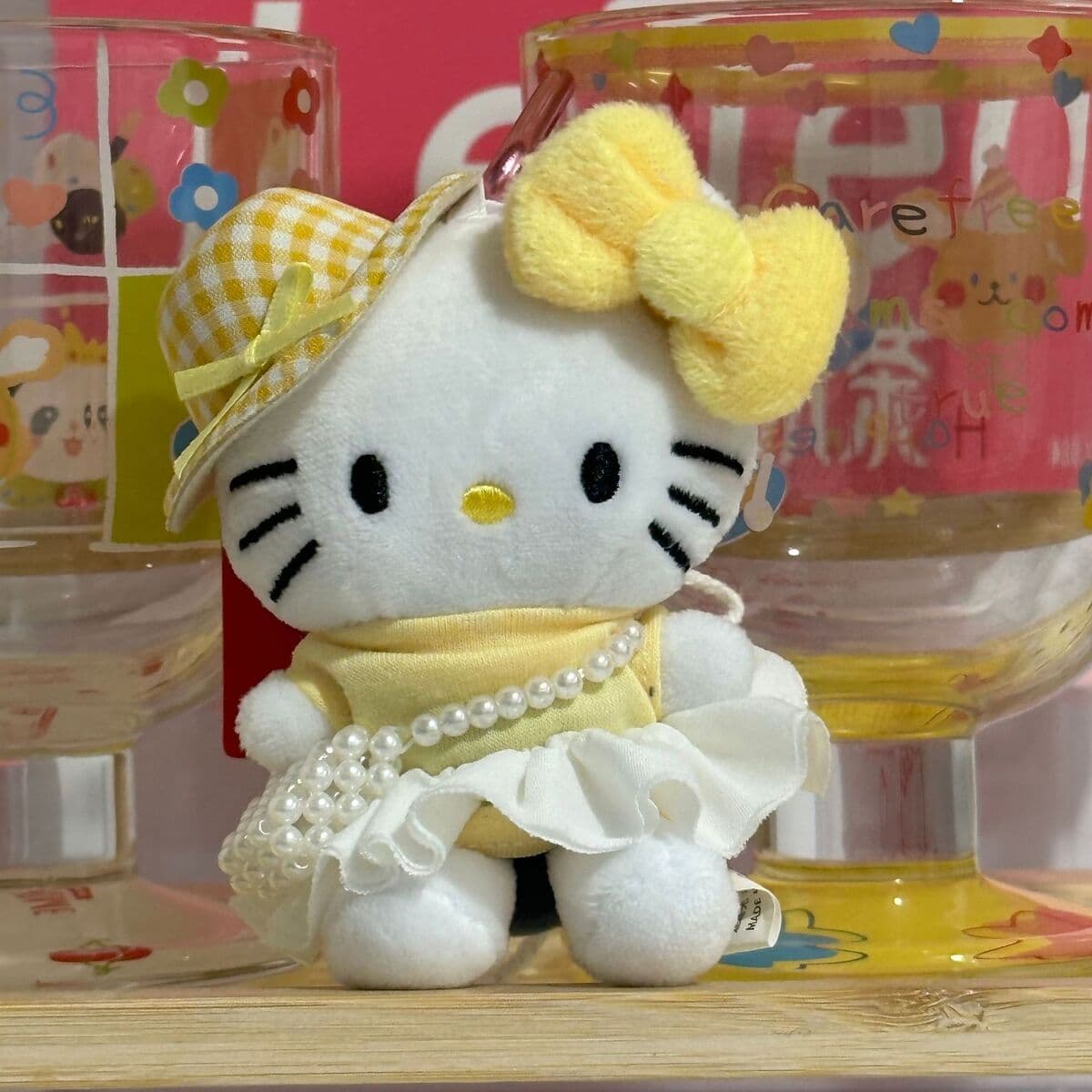 Любовь hellokitty кукла брелок подвеска подарочная сумка плюшевая милая кукла подвеска милая