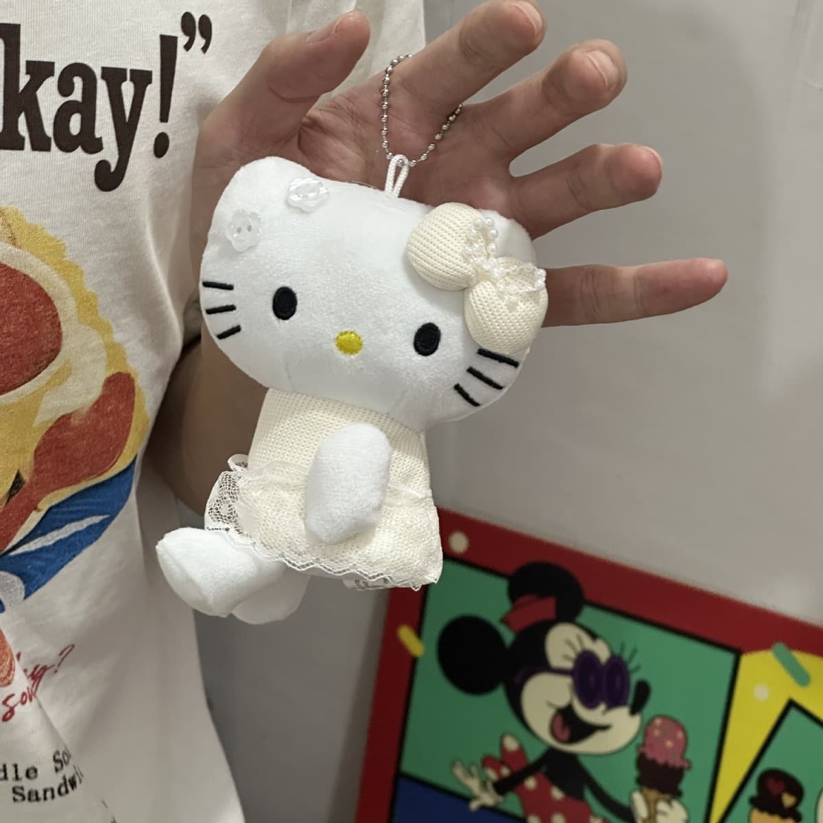 Любовь hellokitty кукла брелок подвеска подарочная сумка плюшевая милая кукла подвеска милая