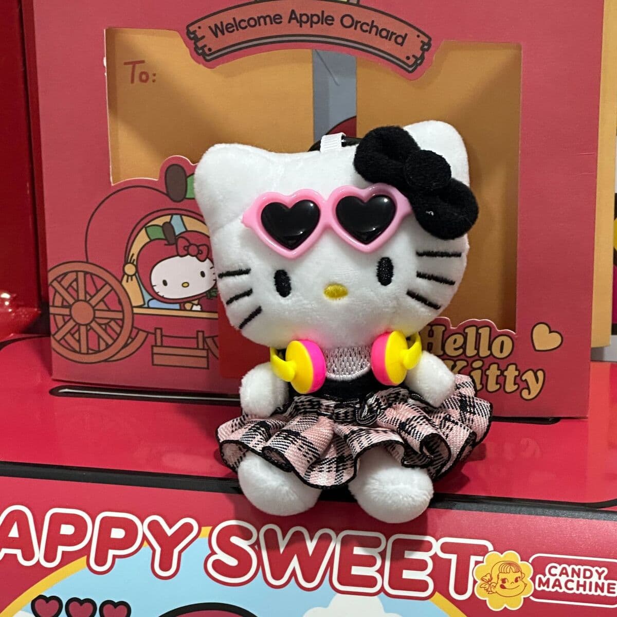 Любовь hellokitty кукла брелок подвеска подарочная сумка плюшевая милая кукла подвеска милая