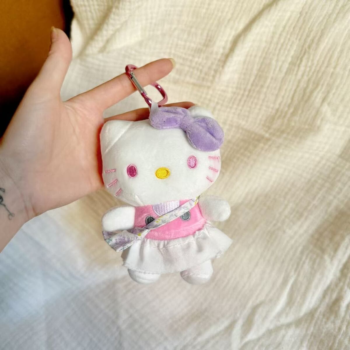 Милый мультфильм гавайский плавательный круг Kitty плюшевые куклы подвеска Ktcat школьная сумка подвеска брелок подарок