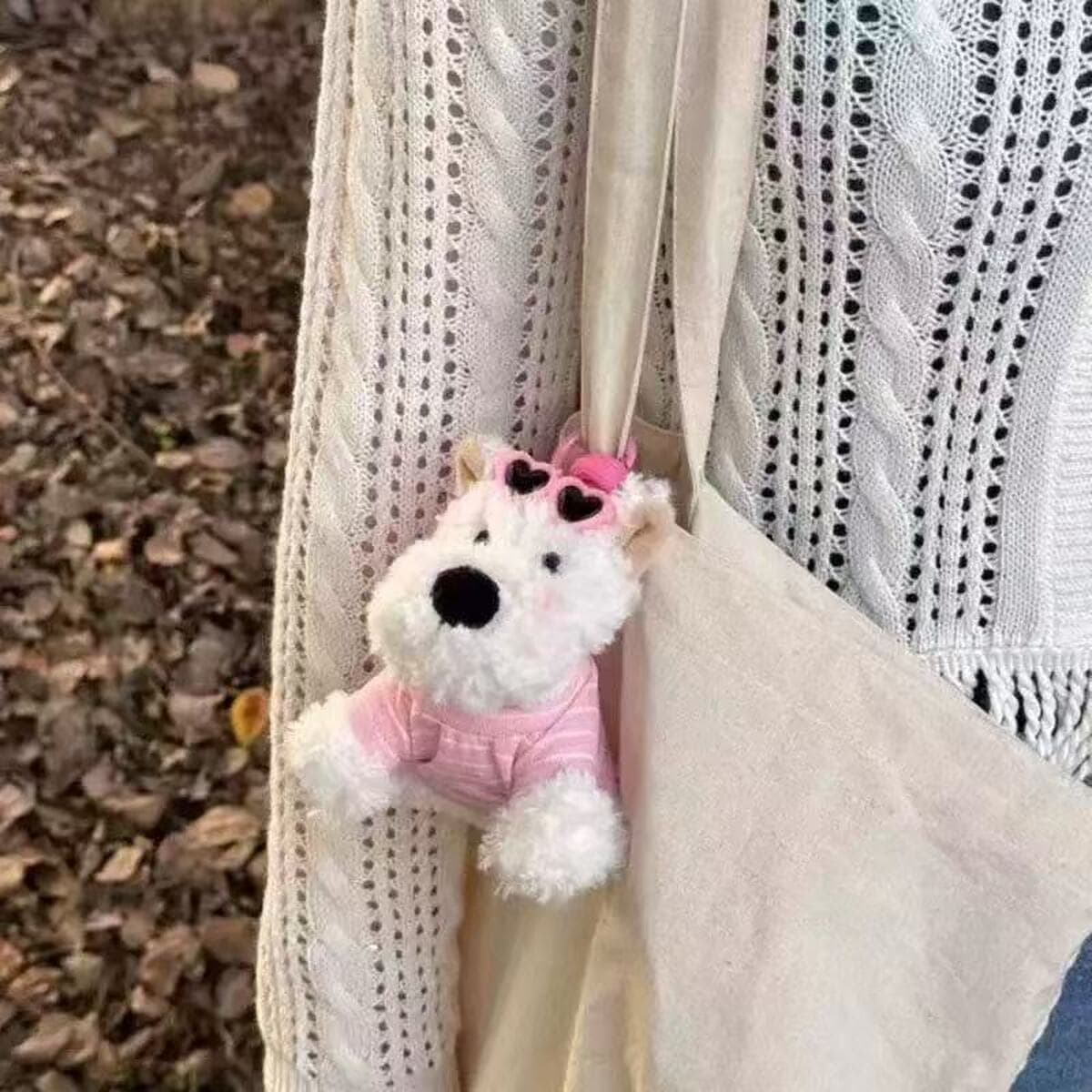Автомобиль Youpin West Highland щенок плюшевая игрушка кукла кукла сумка брелок подвеска слепая коробка подарок