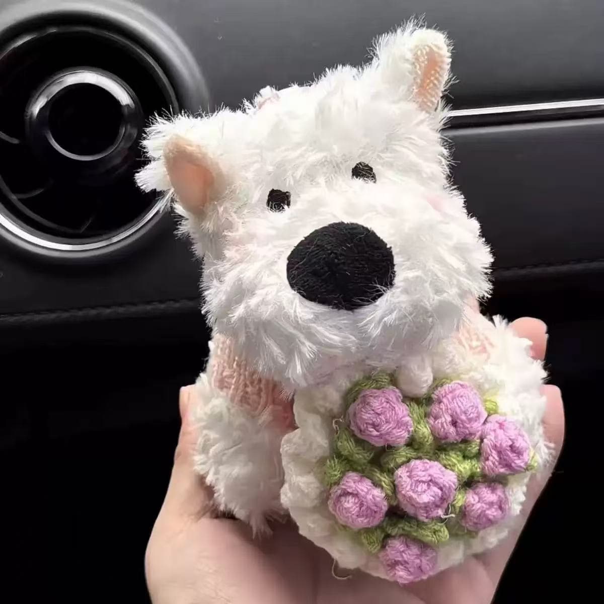 Автомобиль Youpin West Highland щенок плюшевая игрушка кукла кукла сумка брелок подвеска слепая коробка подарок