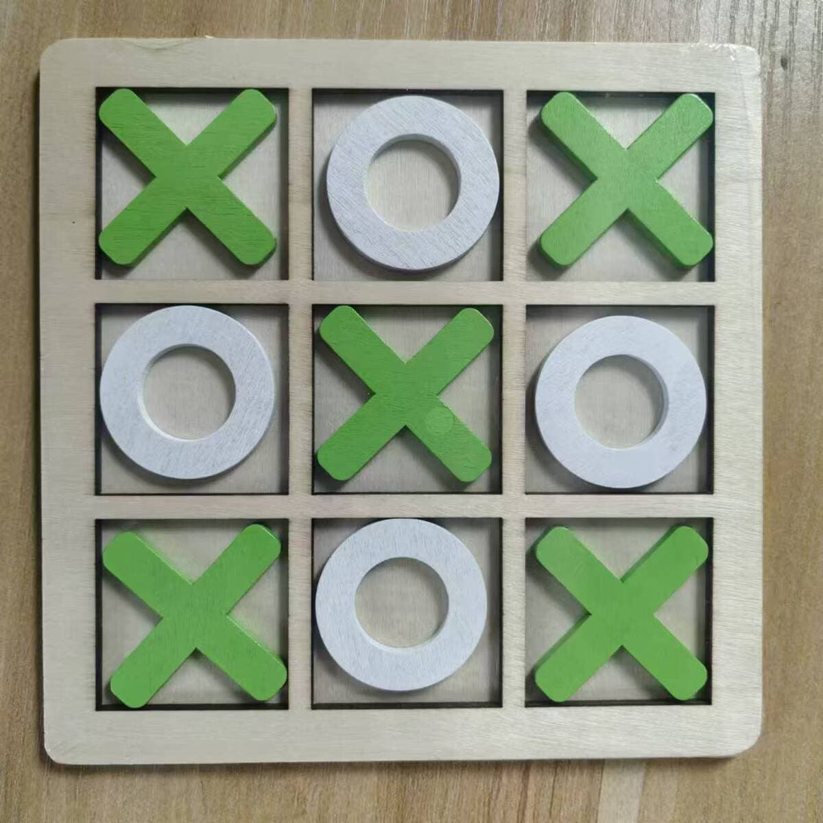 Трансграничные деревянные Nine Gongge XO Шахматы-крестики-нолики развивающие игрушки для детей Раннее образование Настольные...