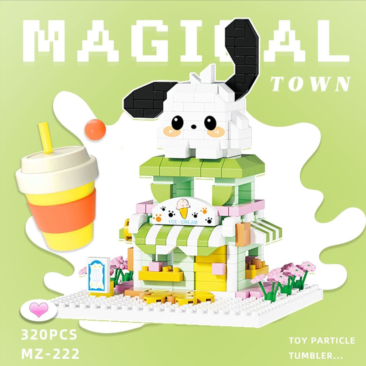 Маленькие частицы Street View строительные блоки, совместимые с LEGO City Архитектурная модель Детская головоломка,...