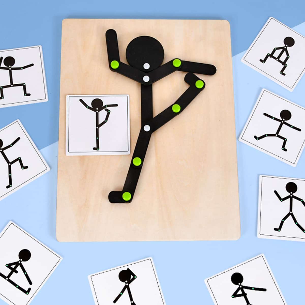Детские головоломки Игры Stickman Раннее образование Деревянные игрушки Детский сад Учебные пособия для маленьких и средних...