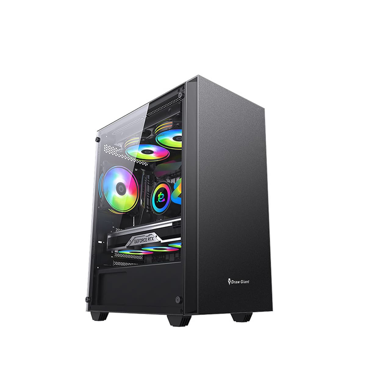 Игровой компьютер I514400F/4060 8G, высокопроизводительный, полный комплект для офиса и игр