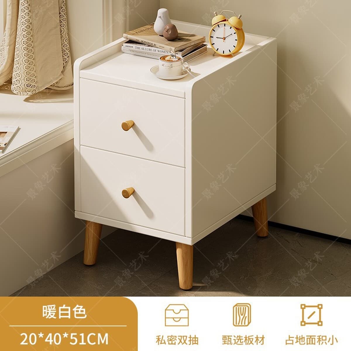 Прикроватная тумбочка для дома в малогабаритных квартирах, ультраузкая прикроватная полка для хранения, новая прикроватная...