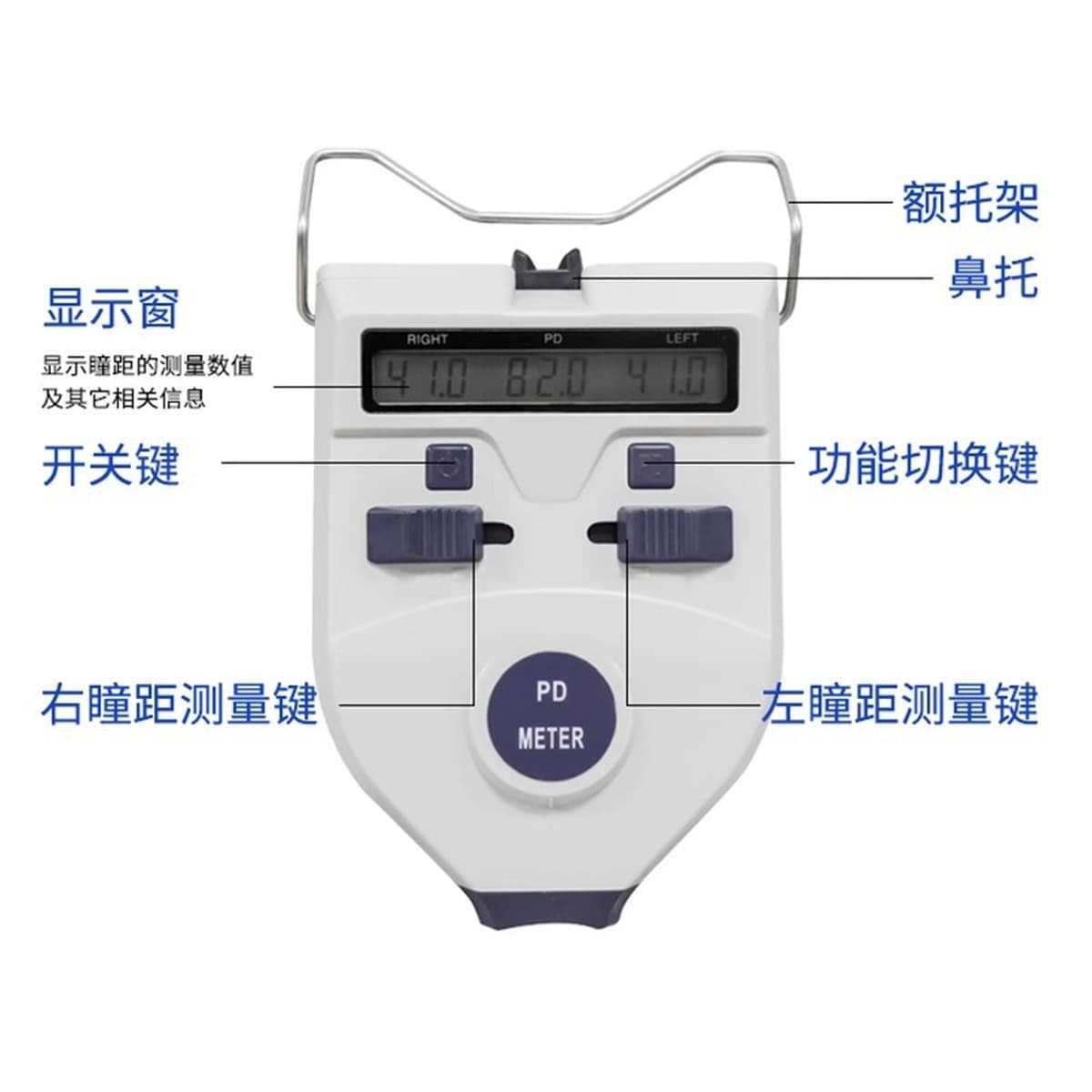 Weizhen WZ-830C очки оптометрическое оборудование прибор для измерения расстояния зрачков линейка глаз инструмент PD прибор...