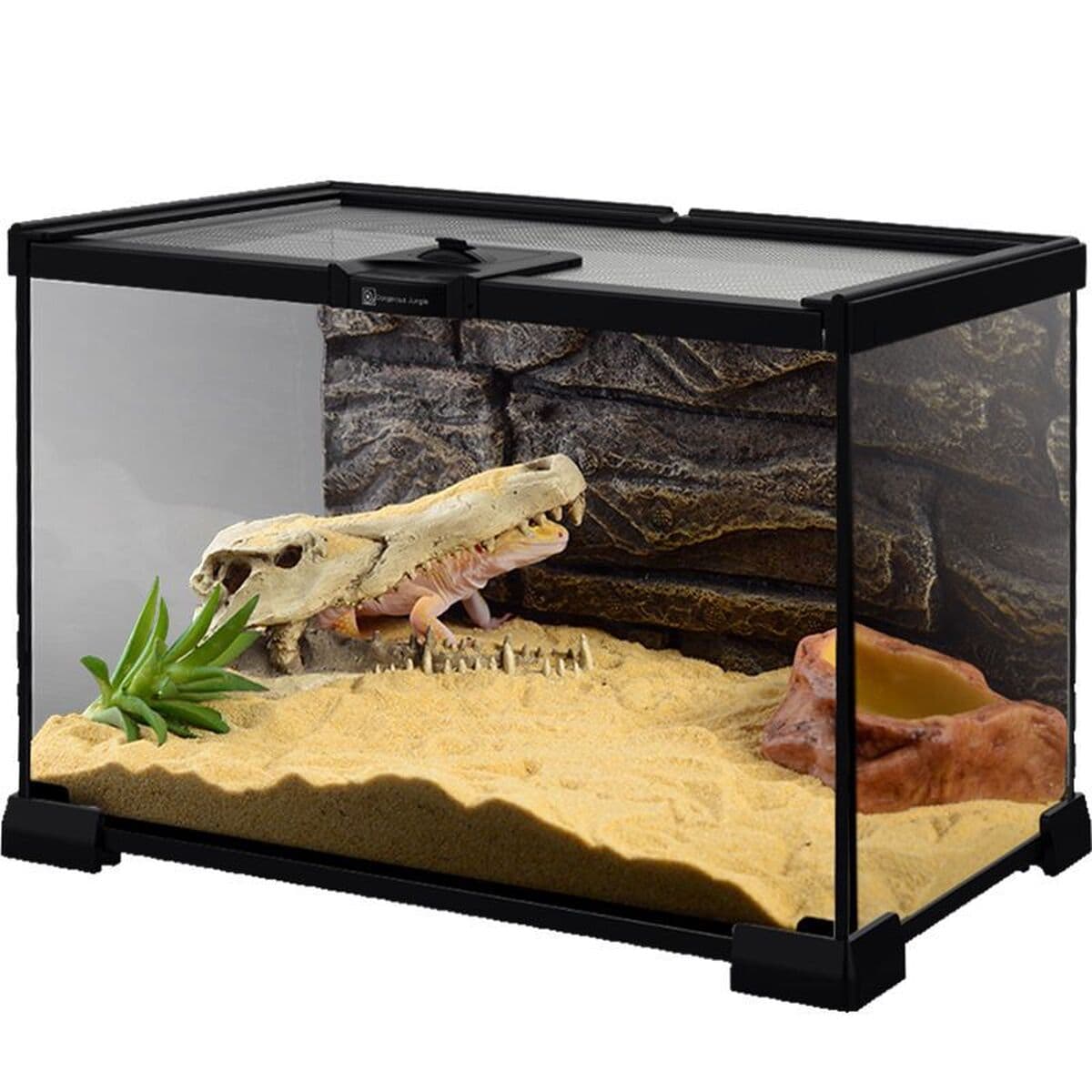 Jar Rainforest стеклянная коробка для кормления домашних животных ящик для лазания ящерица экологическая банка угловая...