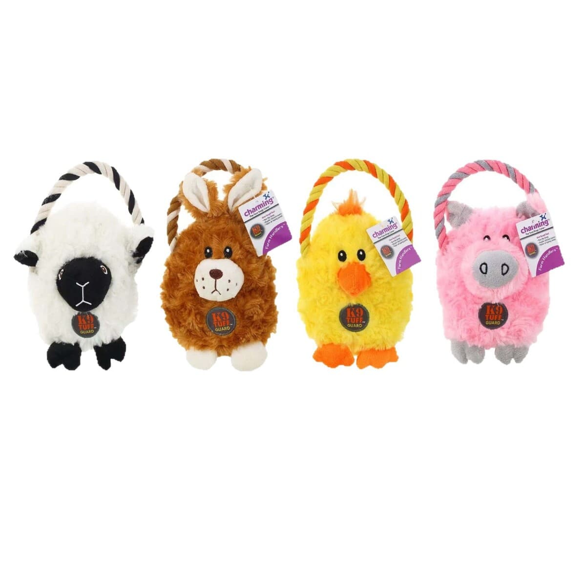 Qimin CharmingPet Farm Series Игрушки для собак Товары для домашних животных Шлифовка зубов Звуковые мягкие успокаивающие...