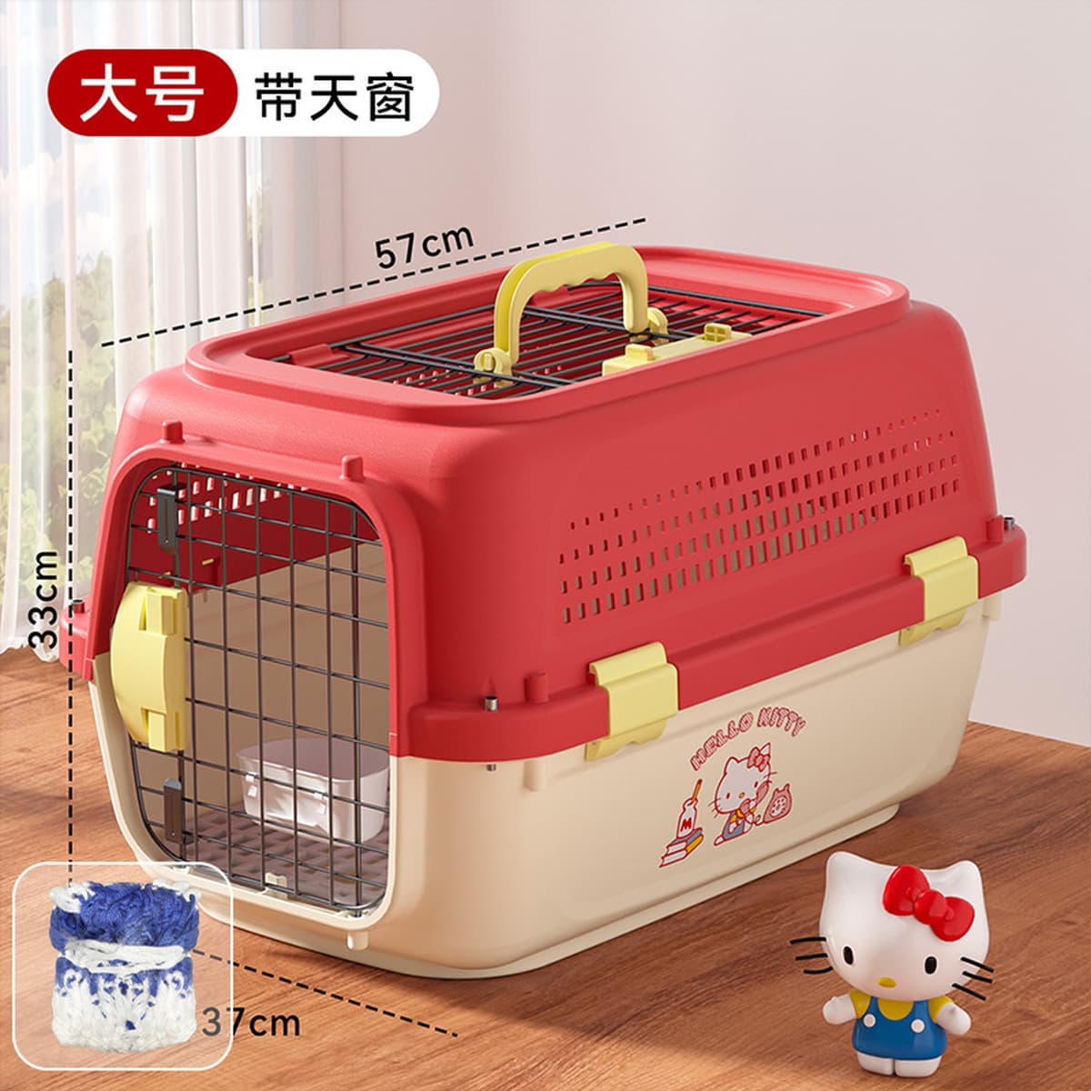 Cat Air Case Pet Consignment Исходящий Портативный Кошка Клетка Кошка Сумка Собака Транспортный Чехол Принадлежности