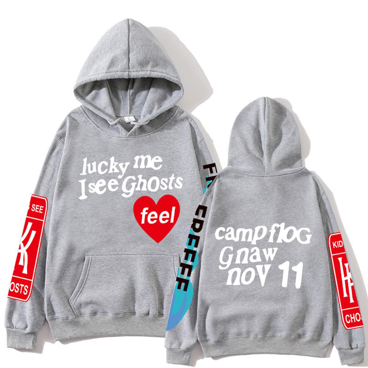 KANYE WEST Альбом KIDS SEE GHOSTS FREEEE HOODIE Горячие толстовки