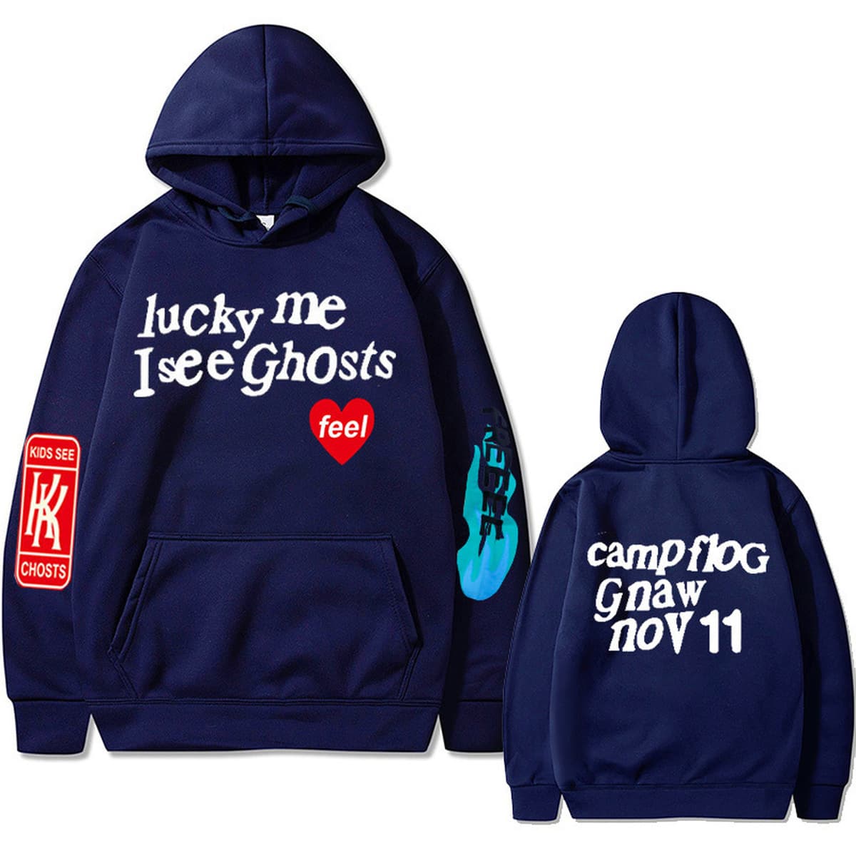 KANYE WEST Альбом KIDS SEE GHOSTS FREEEE HOODIE Горячие толстовки
