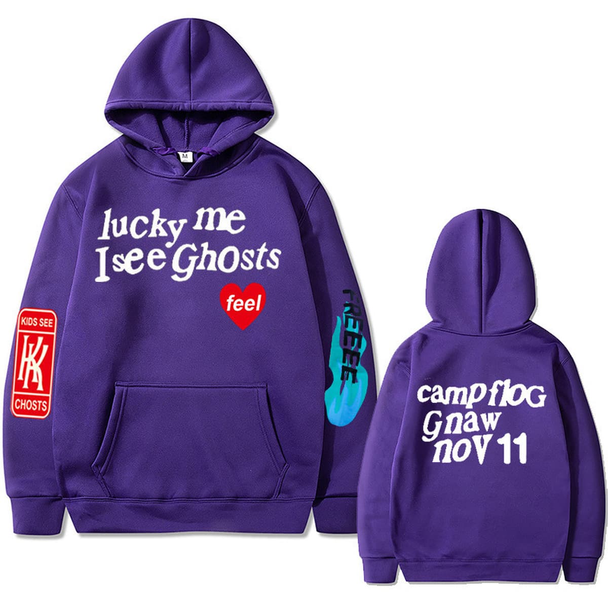 KANYE WEST Альбом KIDS SEE GHOSTS FREEEE HOODIE Горячие толстовки