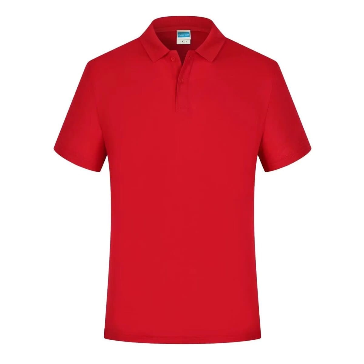 Рекламная рубашка с принтом Поло с коротким рукавом и отворотом, культурная рубашка, вышитая классная форма, одежда для...