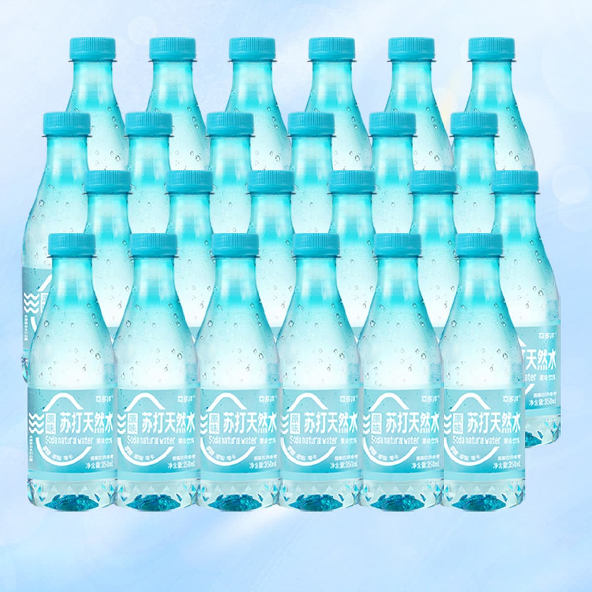 Натуральная газированная вода 350 мл * 24 бутылки в коробке, популярная летняя газированная вода из Тайханьских гор.