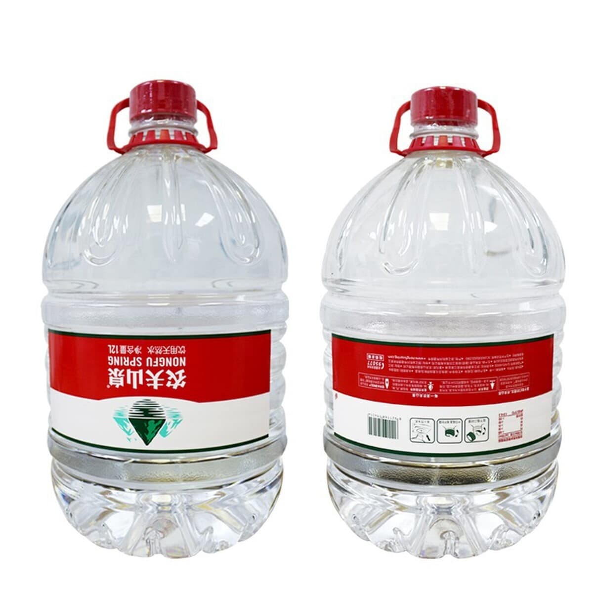 Nongfu Spring 380 мл 24 флакона питьевая природная вода большая бочка питьевой воды 5l * 4 бутылки вся коробка оптом