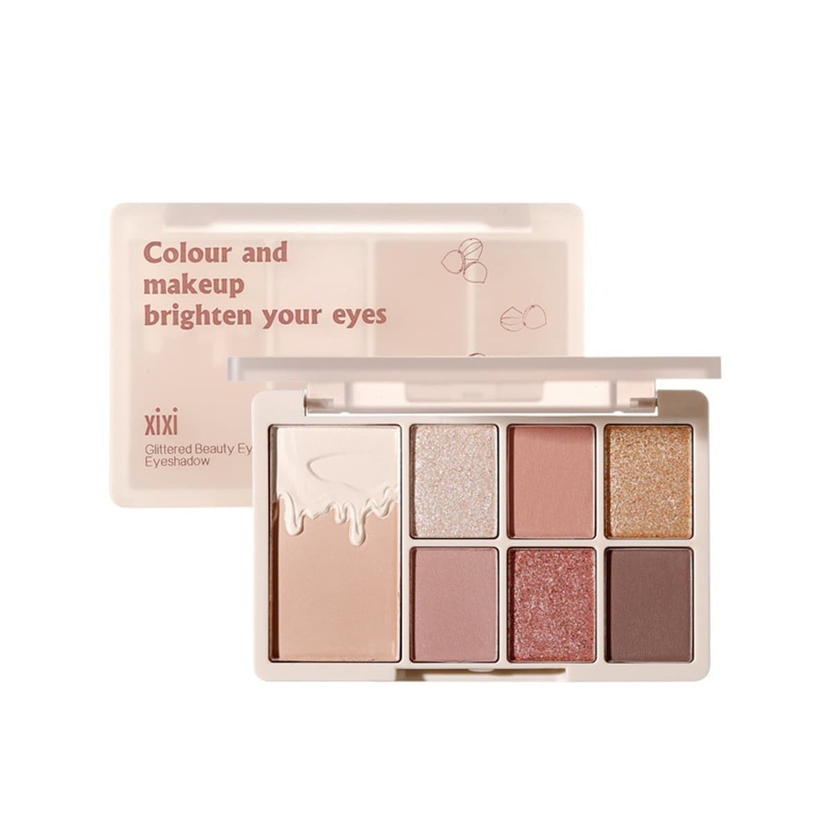 Палетка теней для век xixi Soft Glow, 7 цветов, матовые и шиммерные, для ежедневного макияжа, многофункциональная