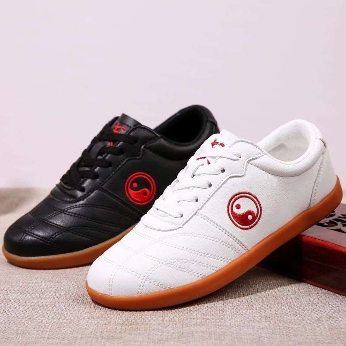 Chenjiagou Tai Chi Shoes Весенне-осенний новый стиль на подошве из воловьей кожи Женская и мужская мягкая спортивная обувь...