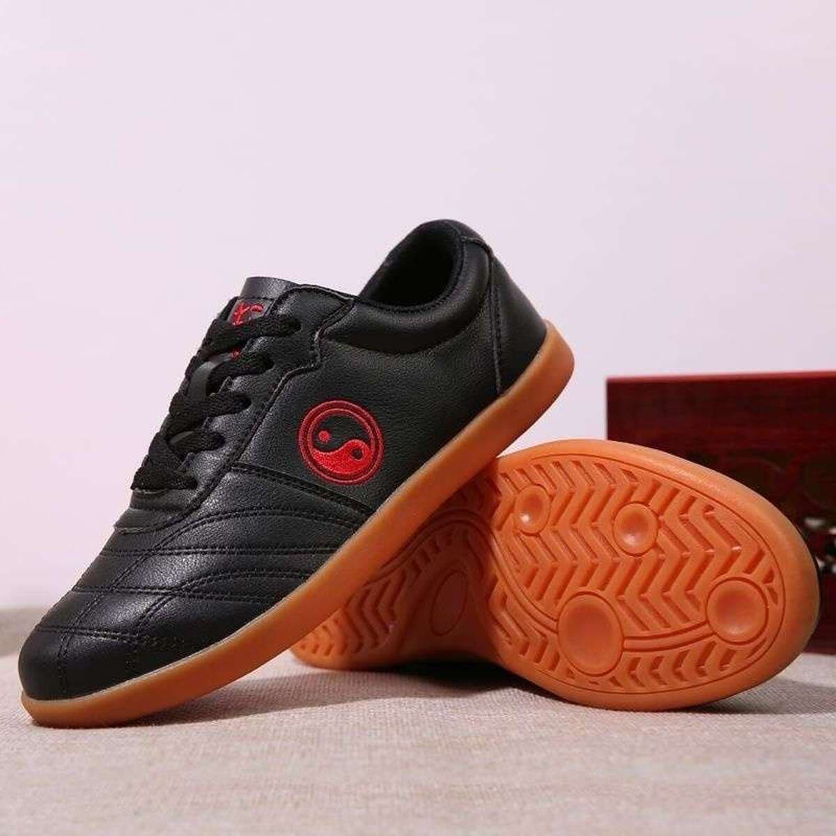 Chenjiagou Tai Chi Shoes Весенне-осенний новый стиль на подошве из воловьей кожи Женская и мужская мягкая спортивная обувь...
