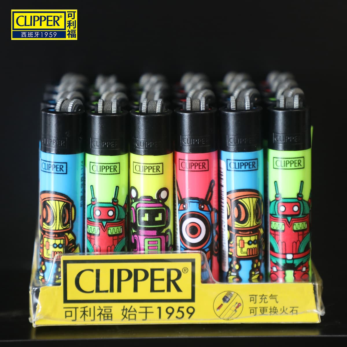 Механизм зажигания для зажигалки Clipper, одноразовый, перезаправляемый, маленький, персонализированный