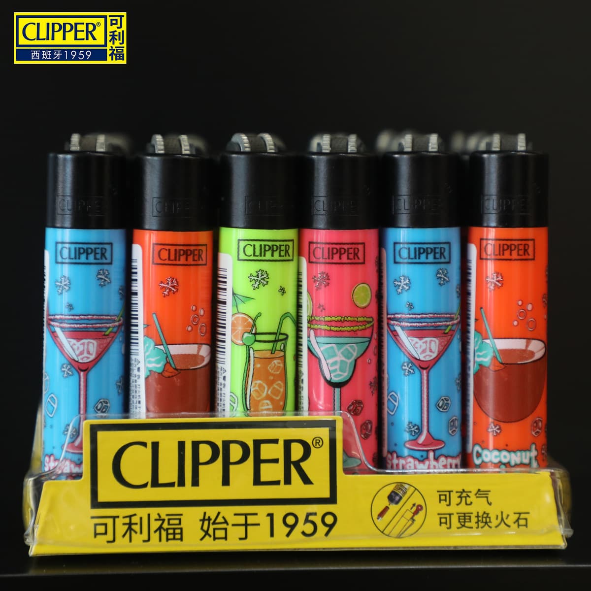 Механизм зажигания для зажигалки Clipper, одноразовый, перезаправляемый, маленький, персонализированный