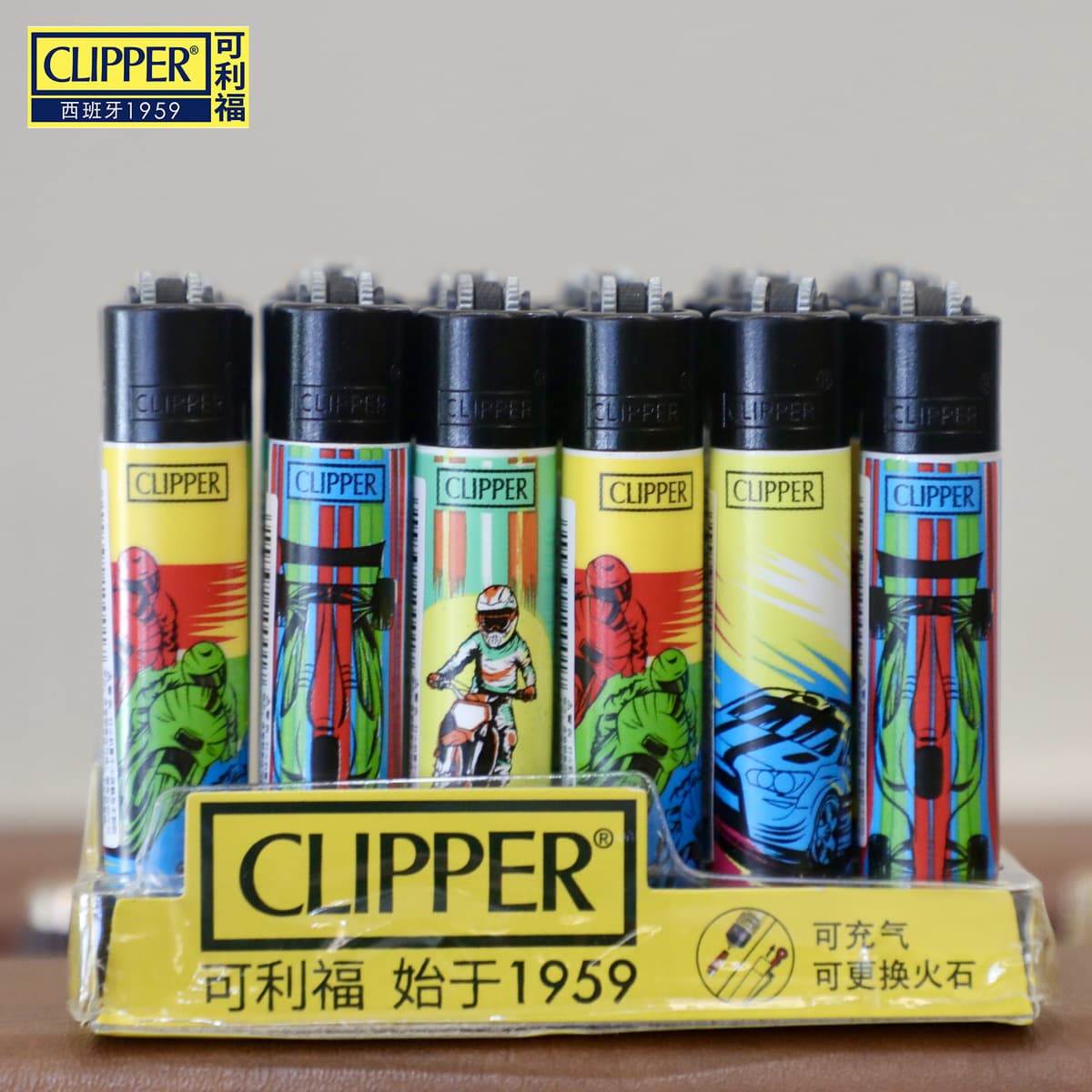 Механизм зажигания для зажигалки Clipper, одноразовый, перезаправляемый, маленький, персонализированный
