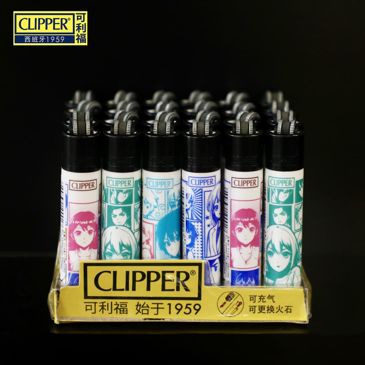 Механизм зажигания для зажигалки Clipper, одноразовый, перезаправляемый, маленький, персонализированный