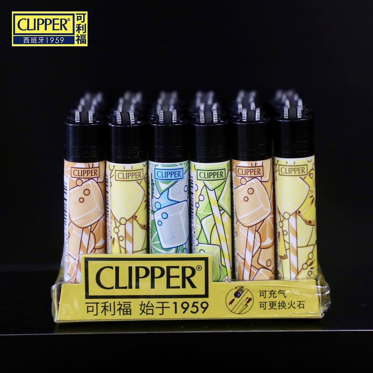 Механизм зажигания для зажигалки Clipper, одноразовый, перезаправляемый, маленький, персонализированный