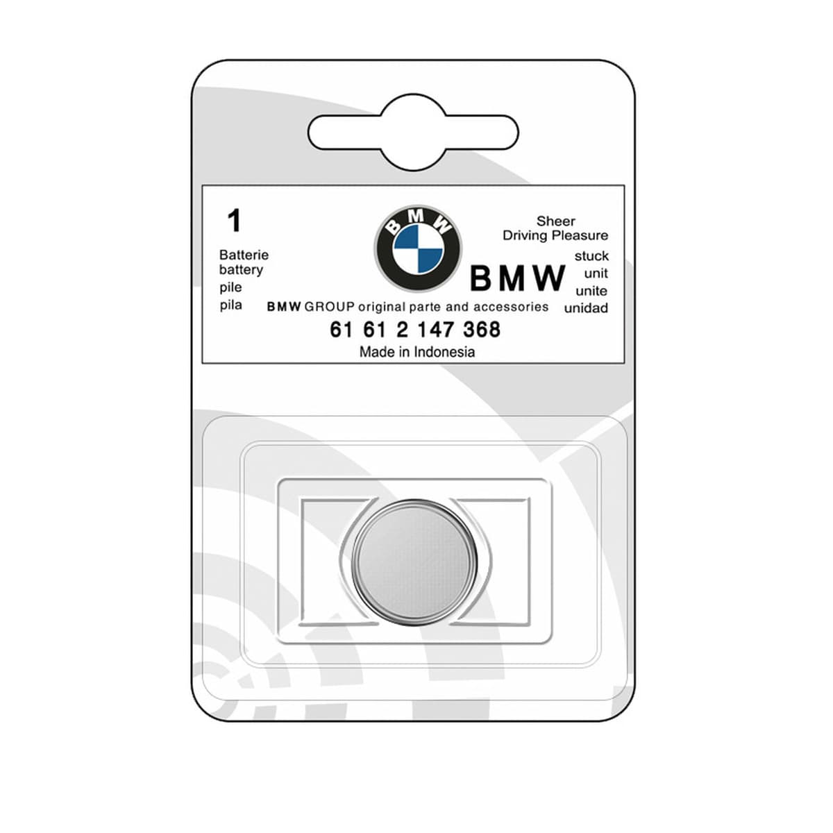 Оригинальный импортный BMW Новый X1 Новый X3 лезвие X5 X6 автомобильный пульт дистанционного ключа батарея CR2032