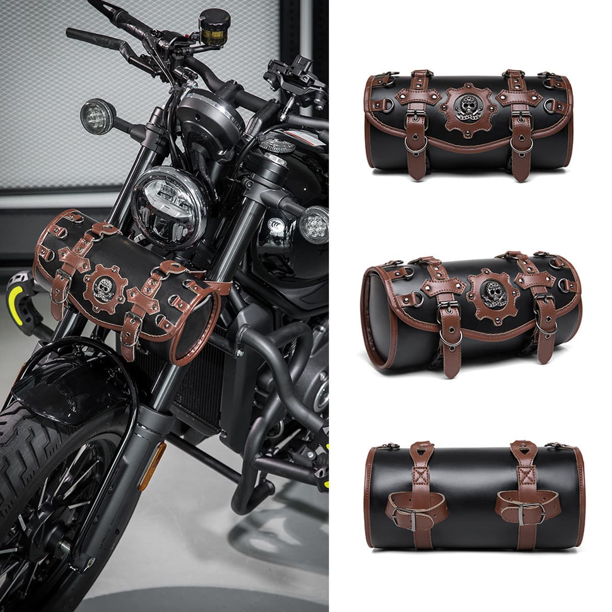 Панк ретро-мотоцикл подвеска сумка Harley мотоцикл на открытом воздухе подвеска комплект комплекта для внедорожных...