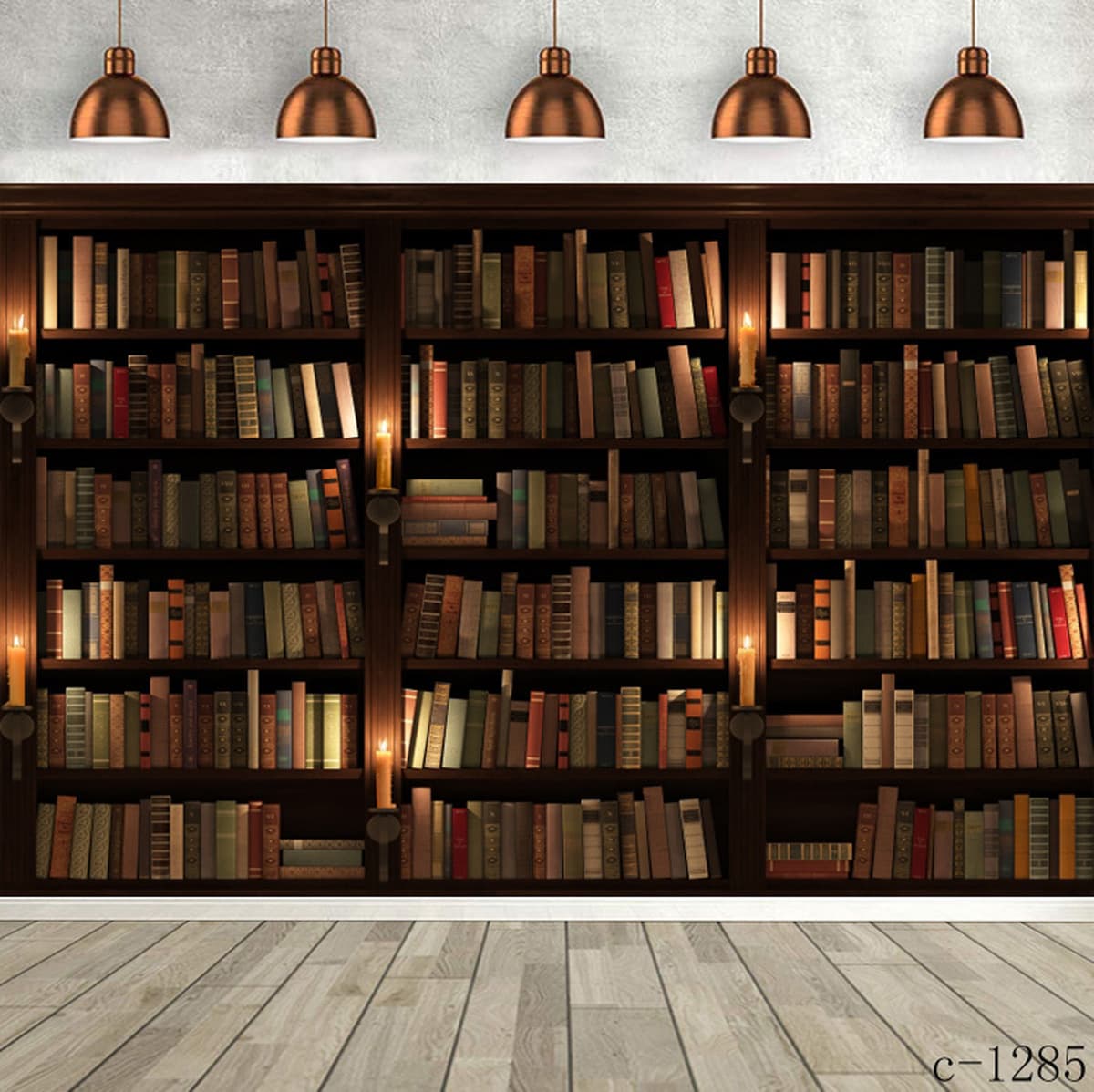 Фон для дня рождения Amazon, тканевый баннер для вечеринки, 3D кабинет, книжная полка, фон для библиотеки, занавеска,...