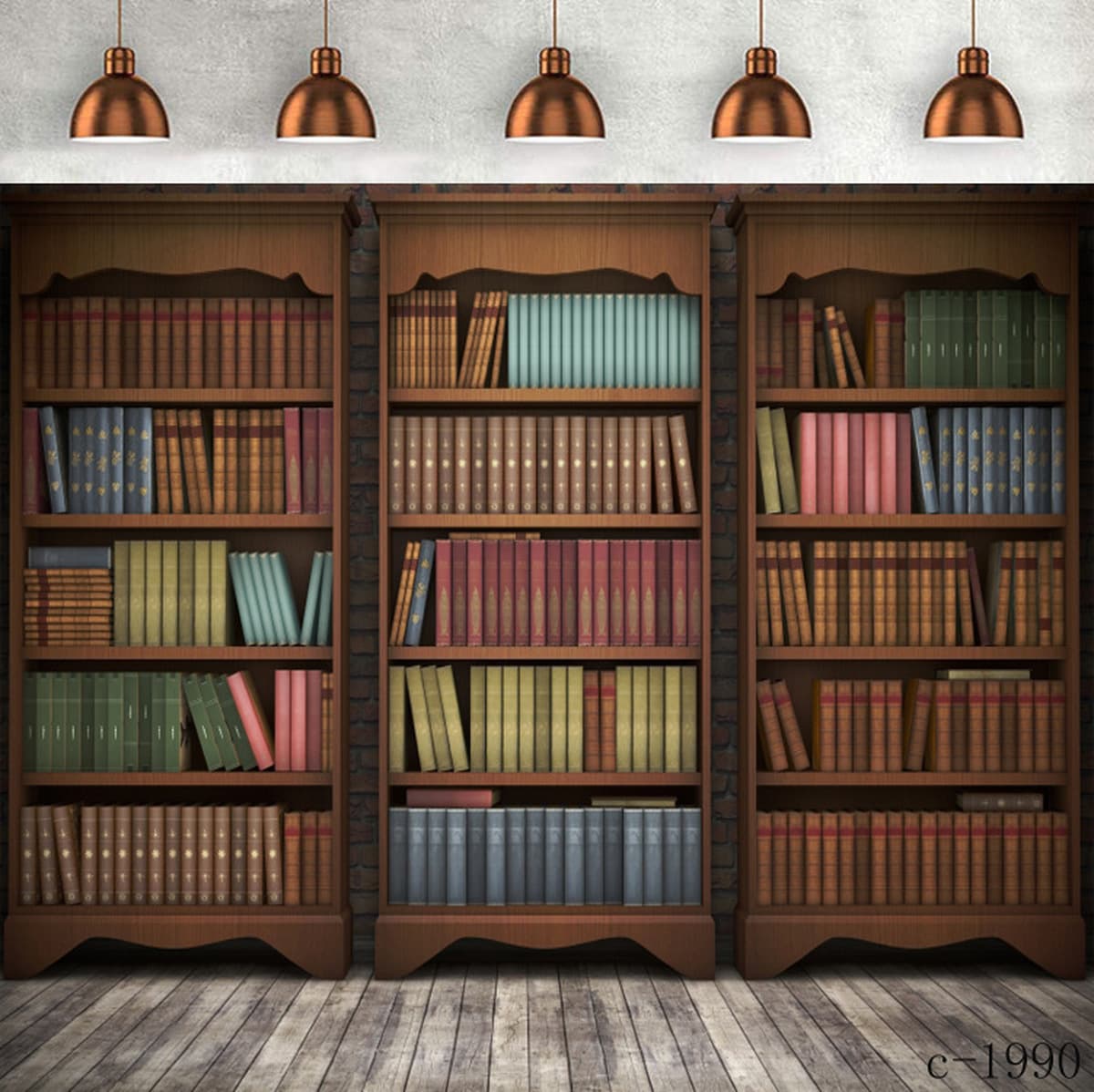 Фон для дня рождения Amazon, тканевый баннер для вечеринки, 3D кабинет, книжная полка, фон для библиотеки, занавеска,...