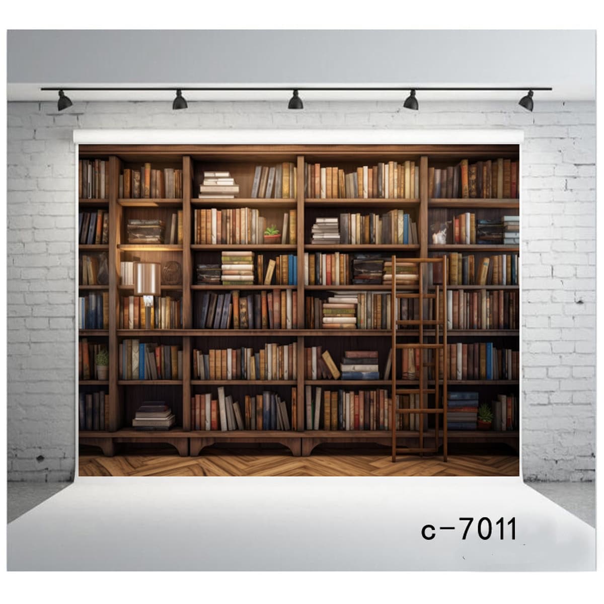 Фон для дня рождения Amazon, тканевый баннер для вечеринки, 3D кабинет, книжная полка, фон для библиотеки, занавеска,...