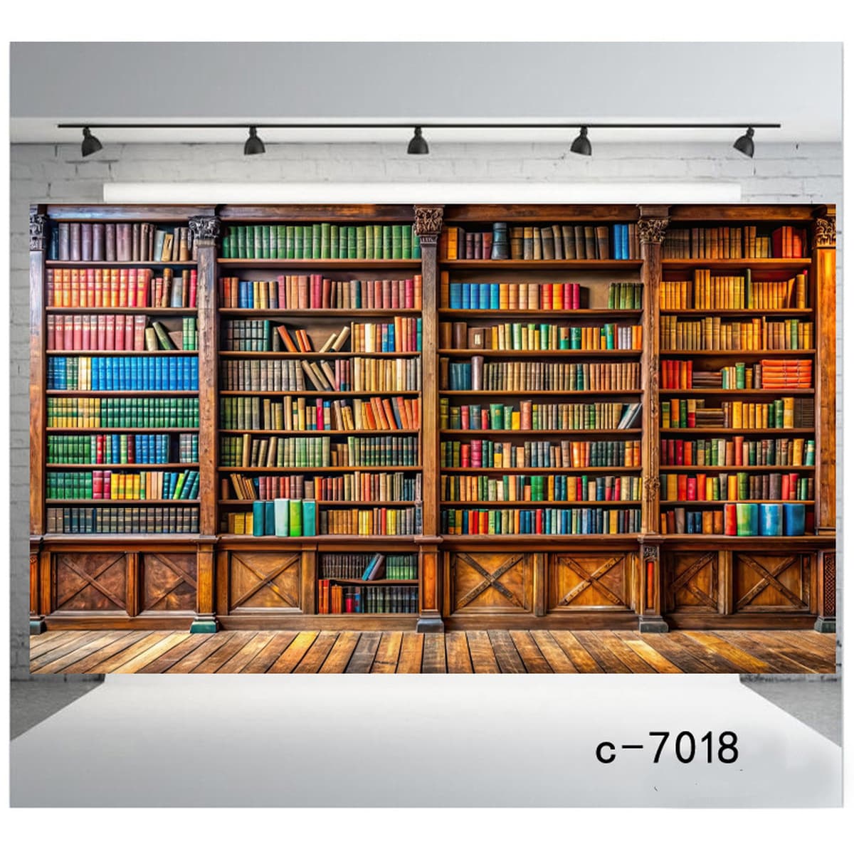 Фон для дня рождения Amazon, тканевый баннер для вечеринки, 3D кабинет, книжная полка, фон для библиотеки, занавеска,...