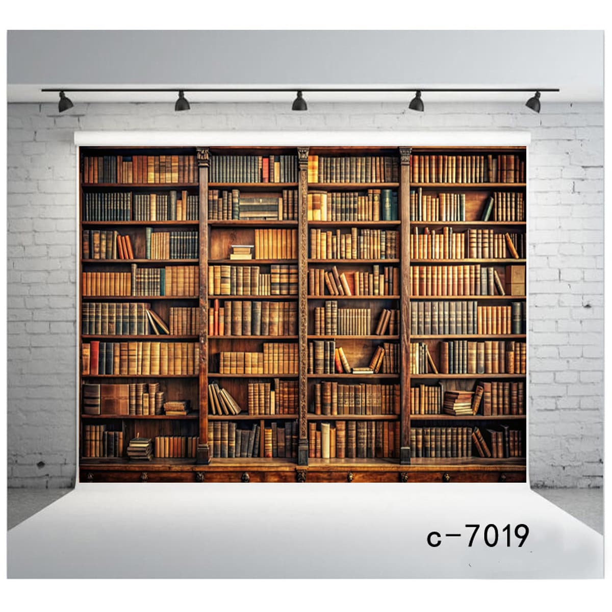 Фон для дня рождения Amazon, тканевый баннер для вечеринки, 3D кабинет, книжная полка, фон для библиотеки, занавеска,...