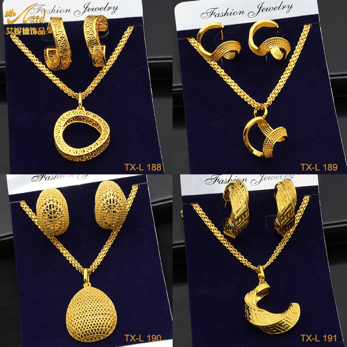 24K позолоченные две части медные ювелирные изделия костюм Индия Дубай ювелирные изделия песок Золото Витая Геометрия...