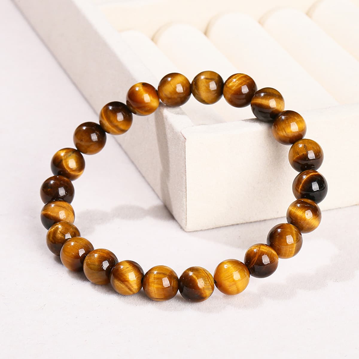 Jestone Jewellery 5A Натуральный желтый тигровый глаз браслет