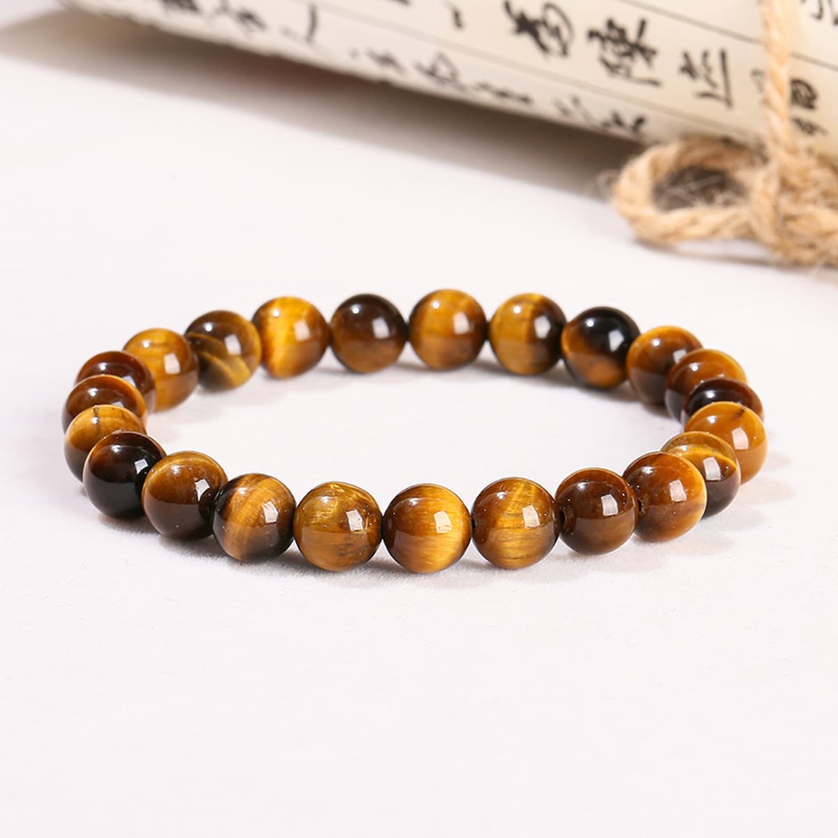 Jestone Jewellery 5A Натуральный желтый тигровый глаз браслет