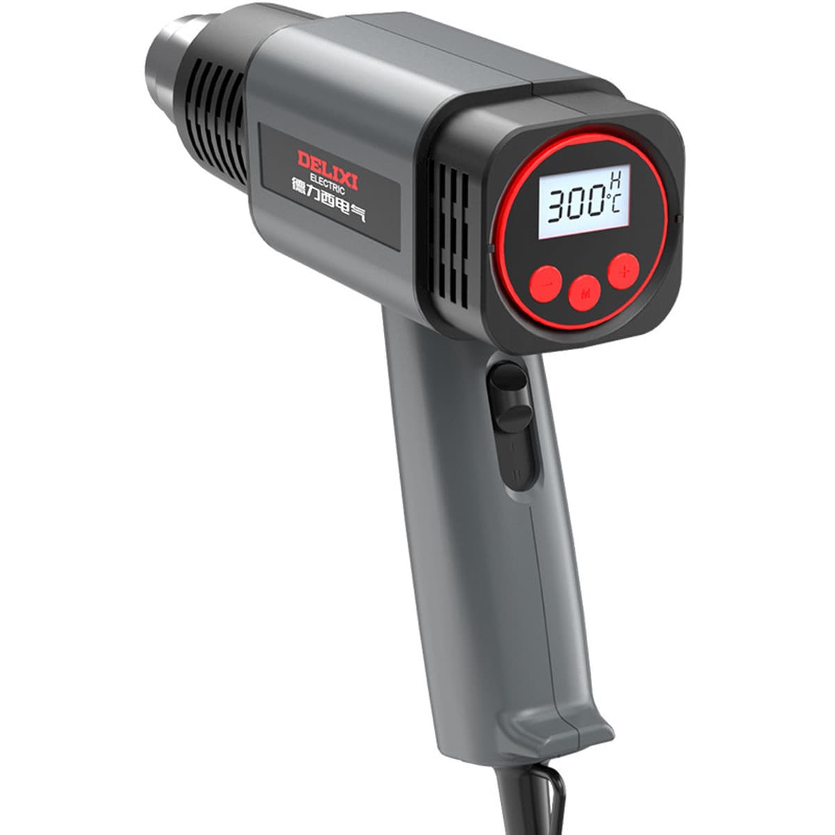 Delixi Electric Hot Gun Малый цифровой мощный горячий вентилятор пистолет для электронного ремонта