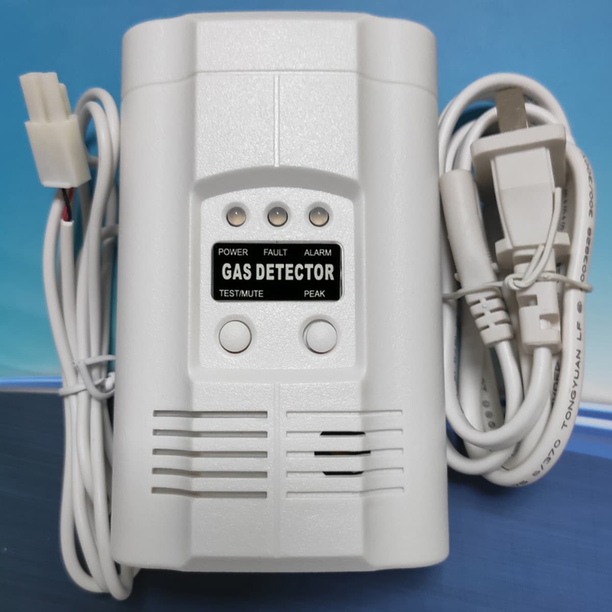 Английский независимый детектор газа AC220V с сигнализацией горючего газа LPG детектор газа штепсельной вилкой