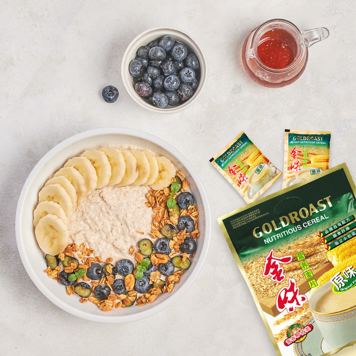 Golden Oatcal Nutrition Овсянка быстрого приготовления 15 маленьких пакетиков Golden Oatcray Растворимый напиток Заменитель...