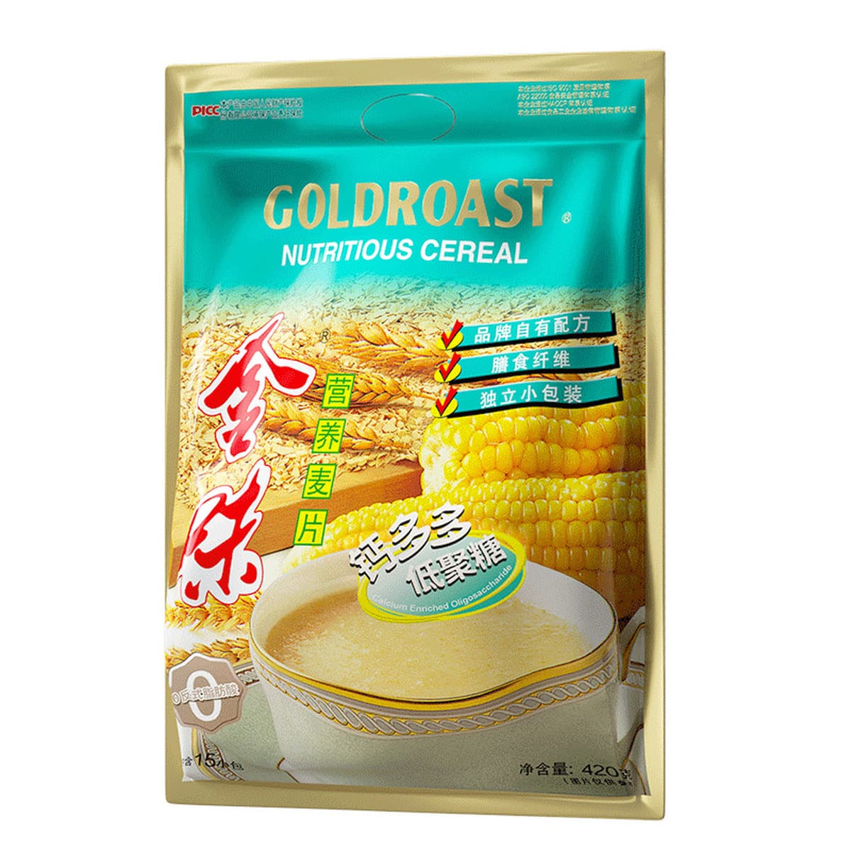 Golden Oatcal Nutrition Овсянка быстрого приготовления 15 маленьких пакетиков Golden Oatcray Растворимый напиток Заменитель...