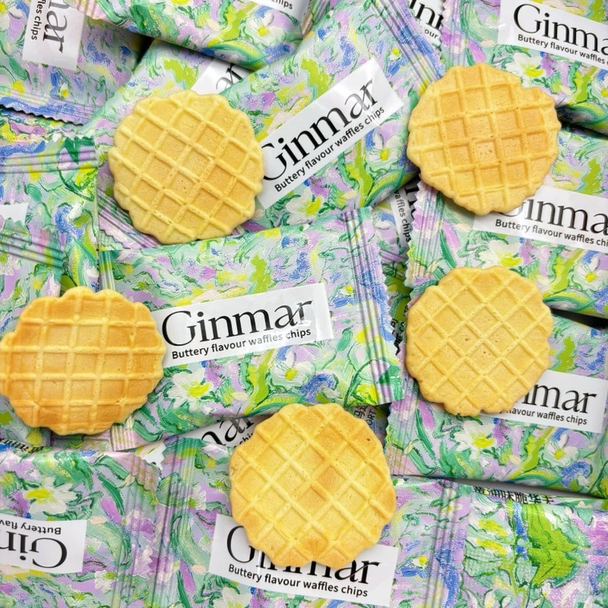 GINMAR Golden Ma сливочное хрустящее вафли свадебный конфет свадебный торт здоровая повседневная закуска завод прямых продаж
